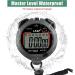 LEAP Digital Stopwatch Timer - Large Display, 30M Waterproof, EL Backlight - Ideal for Sport Coaches, Referees, Fitness Teachers, and Athletes - Gray - Buy Online on GoSupps.com