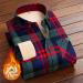 Women's Plaid Warm Shirt - Plush Thickened Winter Bottomed Shirt for Fall - X-Large - Buy Online on GoSupps.com