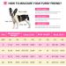 CIT TOILE Dog Life Vests Dog Life Jackets Dog Floatation Vest for Small Medium Large Dog Doggie Floating Aids with High Buoyancy and Lift Handle L Large Pink Print - Buy Online on GoSupps.com