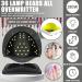 Moyksrr 180W UV Nail Lamp - Professional Nail Dryer with Infrared Sensor 4 Timers & Removable Floor Slab - Perfect for All Gel & Nail Polishes - Buy Online on GoSupps.com