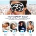 Black White Cow Print Sleep Mask | Light Blocking Eye Mask for Travel & Naps | Adjustable Soft Eye Cover for Men & Women - Buy Online on GoSupps.com