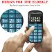 Uleway Senior Cell Phone - Large Button Dual SIM SOS No Contract - Perfect GSM Phone for Pensioners - Includes Charging Station - Blue - Buy Online on GoSupps.com