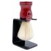 Parker Safety Razor Handmade 100% Deluxe Boar Bristle Shaving Brush  Rosewood Handle, Brush Stand Included