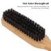 Premium Men's Beard & Hair Brush Set - Wooden & Bamboo Grip Soft Bristles for Facial Cleaning & Beard Styling - Buy Online on GoSupps.com