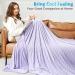 Guohaoi Cooling Blanket - 90x90 Queen Size | Oeko-Tex Certified | Arc-Chill Q-Max 0.5 Fiber | Ultra-Cool & Breathable | Hypoallergenic All-Season Comfort | Purple - Buy Online on GoSupps.com