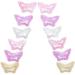 Topkids Accessories Baby Girls Hair Clips Glitter Small Mini Snap Hair Clip Bendies Sleepies Little Girls Babies Tiny Clips 3cm / 1.2" (12pc Butterfly) - Buy Online on GoSupps.com