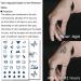 Iconic Black Butterfly Finger Tattoo Sticker for Women - Tazimi Realistic Semi-Permanent Temporary Tattoos - Buy Online on GoSupps.com
