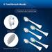 Simple Plus+ Ultrasonic Electric Toothbrush for Adults - 3 Modes, 90 Days, 37000VPM - Rechargeable Toothbrush with 5 Replacement Heads and Smart Timer - Buy Online on GoSupps.com