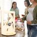 Moncap Pregnant Mama Bump Photo Frame - Wood Ultrasound Sonogram Frame | Perfect Gift for Expectant Mothers & New Parents - Buy Online on GoSupps.com