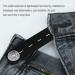 10 Pcs Adjustable Button Extenders for Trousers - Elastic Waistband Extenders for Women's Pregnancy Jeans (Black) - Buy Online on GoSupps.com