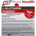 L-Glutamine (500g - 1.1 lbs) Pure Powder 5000mg Free Form Bulk Supplements Made in USA Immune Digestion GI Support Leaky Gut Health Muscle Energy Stamina Endurance Strength - Buy Online on GoSupps.com