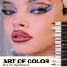Solid White Eyeliner - Cream Black Lazy 12-Color Cream Eyeshadow Set | Matte Eyeliner Set | Solid White Eyeliner Set | Black Cream Eyeshadow Set - Buy Online on GoSupps.com