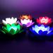 FGX 3 LED Color-Changing Lotus Light - Waterproof Battery-Operated Lantern for Garden Aquarium & Pool Decorations - Buy Online on GoSupps.com