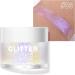 Langmanni Holographic Body Glitter Gel Eyeshadow - Color-Changing Neon Violet for Body Face Hair & Lips | 1.35 oz - Buy Online on GoSupps.com