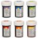 Wilton Icing Colour Gel Paste Rainbow Colours Set with Red No Taste - 6 x 28g pots