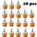 18pcs Eiffel Tower Cupcake Toppers for Girl Lady Women Paris Party Supplies Glitter Paris Cake Topper Decorations Birthday French Themed Party Decorations - Buy Online on GoSupps.com