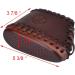 Handmade Leather Recoil Pad Slip On Gun Buttstock Extension for Shotguns Rifles Brown - Buy Online on GoSupps.com