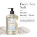 A LA MAISON French Liquid Hand Soap & Eco-Friendly Refill Pouch Combo - Fresh Sea Salt Natural & Biodegradable Plant-Based Hand Wash (3x16oz + 1L) - International Shipping Available - Buy Online on GoSupps.com