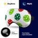 Colorful Pickleball Balls Sleeping Mask - Cute Adjustable Eye Mask for Comfortable Sleep | Soft Blindfold for Night Rest - Buy Online on GoSupps.com