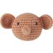 Eco-Friendly Mini Knitted Elephant Pacifier Chain - Soft Cotton PVC-Free Baby Clip & DIY Crochet Beads Decoration for Newborns - Buy Online on GoSupps.com