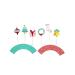 Holly Jolly Christmas - Cupcake Toppers & Wrappers 12 ct | Christmas Cake Toppers | Christmas Party Decorations | Christmas Dessert Table Decorations