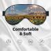 Buy Sunflowers Sunlight Double-Sided Sleep Eye Mask | Comfort Soft Blindfold with Adjustable Strap | Block Out Light in Style - Buy Online on GoSupps.com