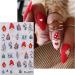 Christmas Nail Stickers 7 Sheets Self-Adhesive Nail Decal Santa Claus Gnome Tree Nail Art Decoration Design Supplies - Buy Online on GoSupps.com