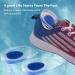 Silicone Gel Heel Cups - Heel Pain Relief Inserts for Plantar Fasciitis, Bone Spurs, Achilles Tendonitis - Large Size (6 Packs) - Buy Online on GoSupps.com