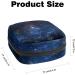 Blue Galaxy Starry Sky Sanitary Napkin Storage Bag - Portable Menstrual Period Kit for Women, Girls, and Ladies - Buy Online on GoSupps.com