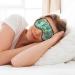 Tropical Flora Sleep Mask - Adjustable Blindfold for Travel & Meditation | Soft Breathable & Relaxing Eye Mask - Buy Online on GoSupps.com