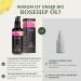 Organic Rose Oil - 100% Pure Cold-Pressed Rosehip Oil for Face Body & Hair | Anti-Aging Moisturizing | 50ml - Buy Online on GoSupps.com