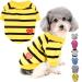 Zweitea dog shirts for small dogs summer basic t-shirt stripes puppy clothes love heart sweatshirt soft cotton shirt pet clothes sweater chihuahua clothing dark yellow xl xl dark yellow