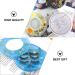 NUOBESTY 1 Set Eyelash Box Mold False Eyelashes Circle Tray Silicone Diy Crystal Epoxy Mold Travel Round Disc - Buy Online on GoSupps.com