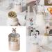 Luofeng Cute Rabbits Cotton Pad Holder & Lipstick Organizer - Stylish Cosmetic Storage Box for Jewelry & Makeup - Buy Online on GoSupps.com