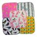Kids Lunchbox Napkins 5-Pack - Owls & Birds Fun Flannel Washable 8x8 inches - Little Wipes (R) Flannel - Buy Online on GoSupps.com