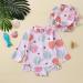 MoccyBabeLee Baby Girl Long Sleeve One Piece Swimsuit with Zip Rash Guard - Shell Design (0-6 Months) - Perfect for Swimming, Bathing, and Beachwear - Buy Online on GoSupps.com