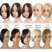 Bangs Hair Bangs Clip In Middle Part Bangs Hairpieces Synthetic Clip In Hair Extension Top Hair Piece For Women Fake Hair Hair Extensions(Bleach blonde) 9inch Bleach blonde - Buy Online on GoSupps.com
