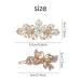 6 Pack Fancy Floral Butterfly Jeweled Hair Clips for Women and Girls - Buy Online on GoSupps.com