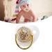 Soft Silicone Bling Baby Pacifier for 6-18 Months | Anti Static Newborn Pacifier for Home - White - Buy Online on GoSupps.com