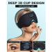 LC-dolida Sleep Mask with Bluetooth Headphones - 3D Sleeping Headphones for Side Sleepers - Best Gift for Travel - Buy Online on GoSupps.com