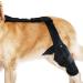 Rear Leg Braces for Small Dogs | Rear Leg Brace Support Dog Knee Brace Neoprene Hip Brace Adjustable Traction Belt for Knee for Cruciate Ligament Injury for Torn ACL Leg L left