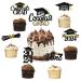 Festicreamy 25PCS 2024 Graduation Cupcake Toppers
