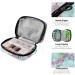 Buy Pfrewn 7-Day Watercolor Dragonfly Pill Organizer - Travel-Friendly Portable Vitamin & Medicine Holder - Buy Online on GoSupps.com