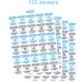 120 Blue Baby Shower Favor Labels - Hand Sanitizer Thank You Stickers - Buy Online on GoSupps.com