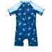 BONVERANO Baby Boy All-in-one Sunsuit/Swimsuit UPF 50+ with Cap, 6-9 Months, Coconut Tree Print - Buy Online on GoSupps.com