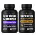 NutraChamps Liver Cleanse & Detox Capsules & Berberine Capsules