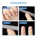 6-Piece Stainless Steel Diamond Nail File Set - Double Sided Metal Buffer for Fingernails and Toenails - Salon and Home Manicure Files - 7 Inch Silver - Buy Online on GoSupps.com