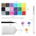 36000Pcs 3mm Jelly Rhinestones Kit - Mixed Color Resin Rhinestones for Nail Clothes Shoes Tumblers - Flat Back Round Decorative Gems - Buy Online on GoSupps.com