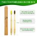 10 Pcs Biodegradable Bamboo Charcoal Toothbrushes | Soft Bristles | Eco-Friendly & Natural | Color Bristle Wood Brushes - Buy Online on GoSupps.com