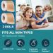 Medical Grade Silicone Scar Sheets (2 Rolls) - Acne, Burn, C-Section, Keloid Treatment - 8 Month Supply - Buy Online on GoSupps.com